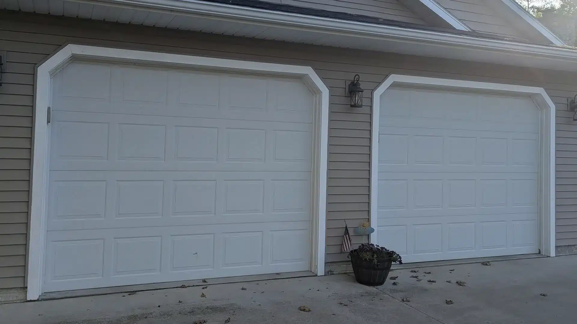 garage door before